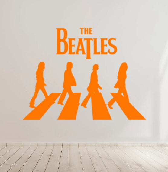 The Beatles Zebra Crossing Vinyl Decal Sticker for Home, wall, décor, bar, laptop
