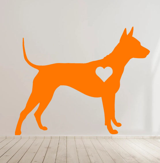 Thai Ridgeback with heart Vinyl Decal for Car laptop Window Bumper Wall Truck