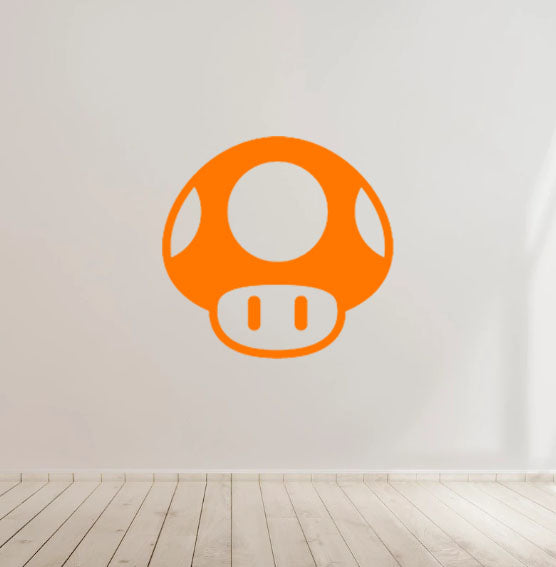 Super Mario Mushroom Nintendo - Vinyl Decal Sticker for Home, wall, bar, café