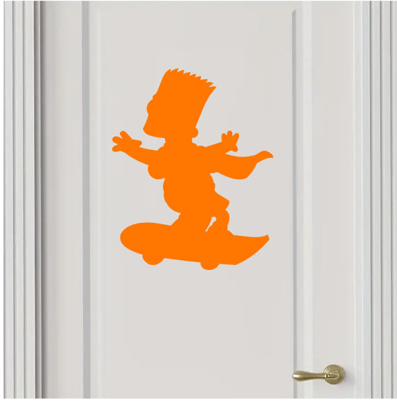 Bart Skate board Vinyl Decal Sticker for Home, wall, décor, bar, Car, bedroom