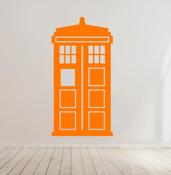Tardis Dr Who Vinyl Decal Sticker for Home, wall, décor, bar, café, Car