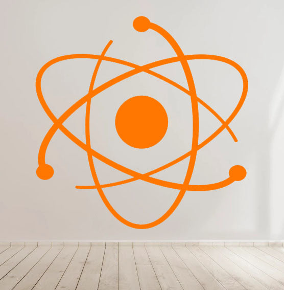 Atom Science Space Vinyl Decal Wall Car Laptop Truck Bumper Window Decor