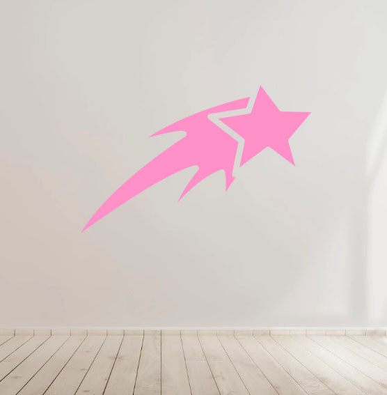 Shooting Star Vinyl Decal for Car laptop Window Bumper Wall Truck