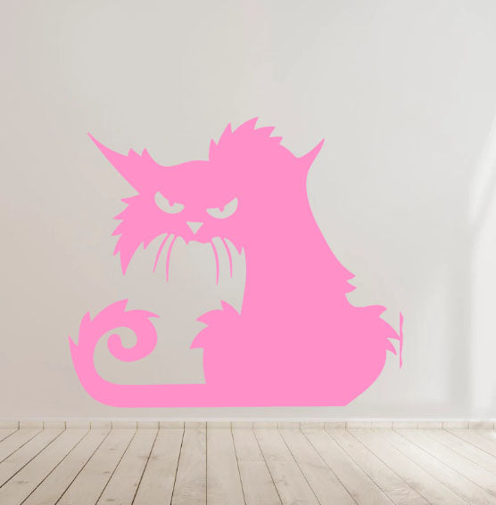 Halloween Cat Decal - Car Body Window Bumper Vinyl Decal Sticker