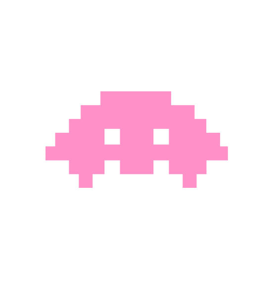 Space invaders gaming Retro Vinyl Decal Sticker Car laptop Window Wall Kids room