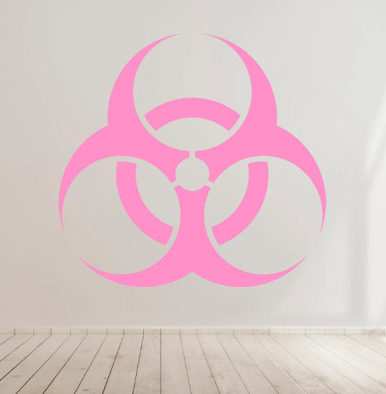 Bio Hazard - Vinyl Decal Sticker for Home, wall, décor, bar, café
