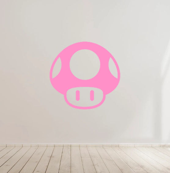 Super Mario Mushroom Nintendo - Vinyl Decal Sticker for Home, wall, bar, café