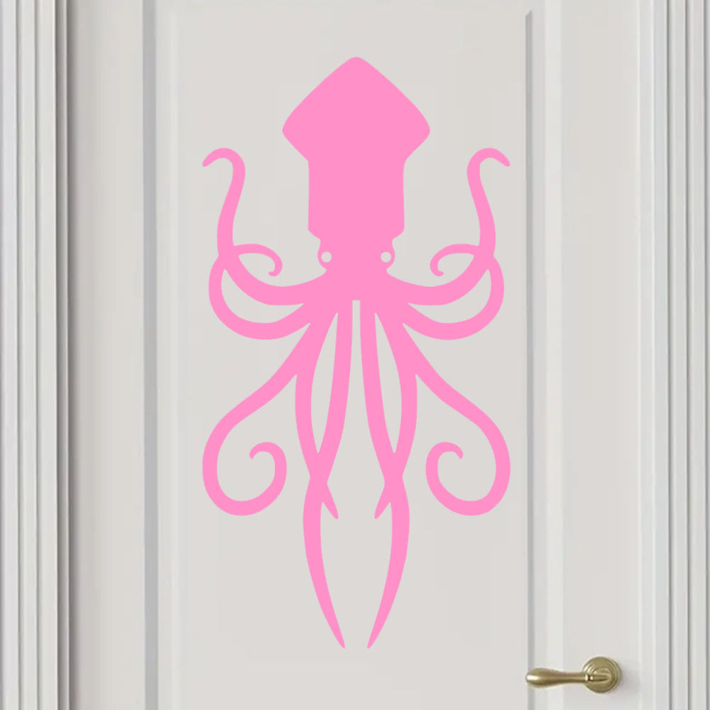 Squid Vinyl Decal Sticker for Home, wall, décor, bar, café