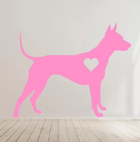 Thai Ridgeback with heart Vinyl Decal for Car laptop Window Bumper Wall Truck