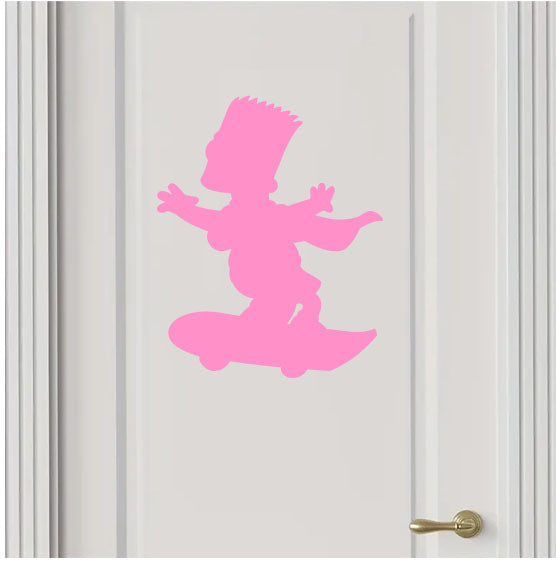 Bart Skate board Vinyl Decal Sticker for Home, wall, décor, bar, Car, bedroom