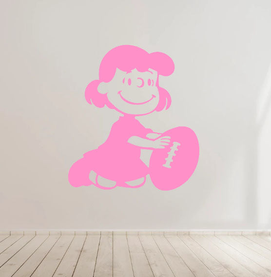 Lucia Peanuts Snoopy Comic cartoon Kids Room Vinyl Decal Sticker for Home, wall