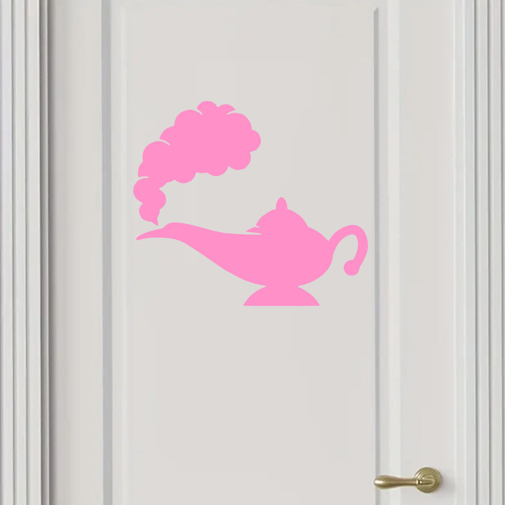 Genie Lamp Aladdin Vinyl Decal Sticker for Home, wall, décor, bar, Car, bedroom