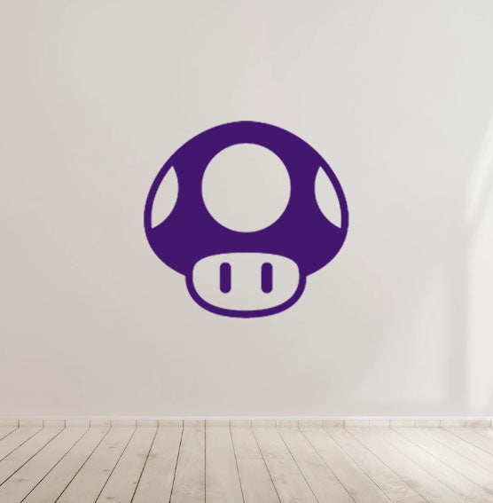 Super Mario Mushroom Nintendo - Vinyl Decal Sticker for Home, wall, bar, café