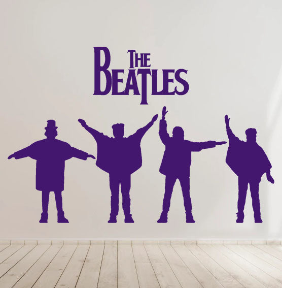 The Beatles - Vinyl Decal Sticker for Home, wall, décor, bar, laptop, Mac Air