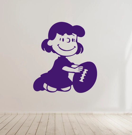 Lucia Peanuts Snoopy Comic cartoon Kids Room Vinyl Decal Sticker for Home, wall