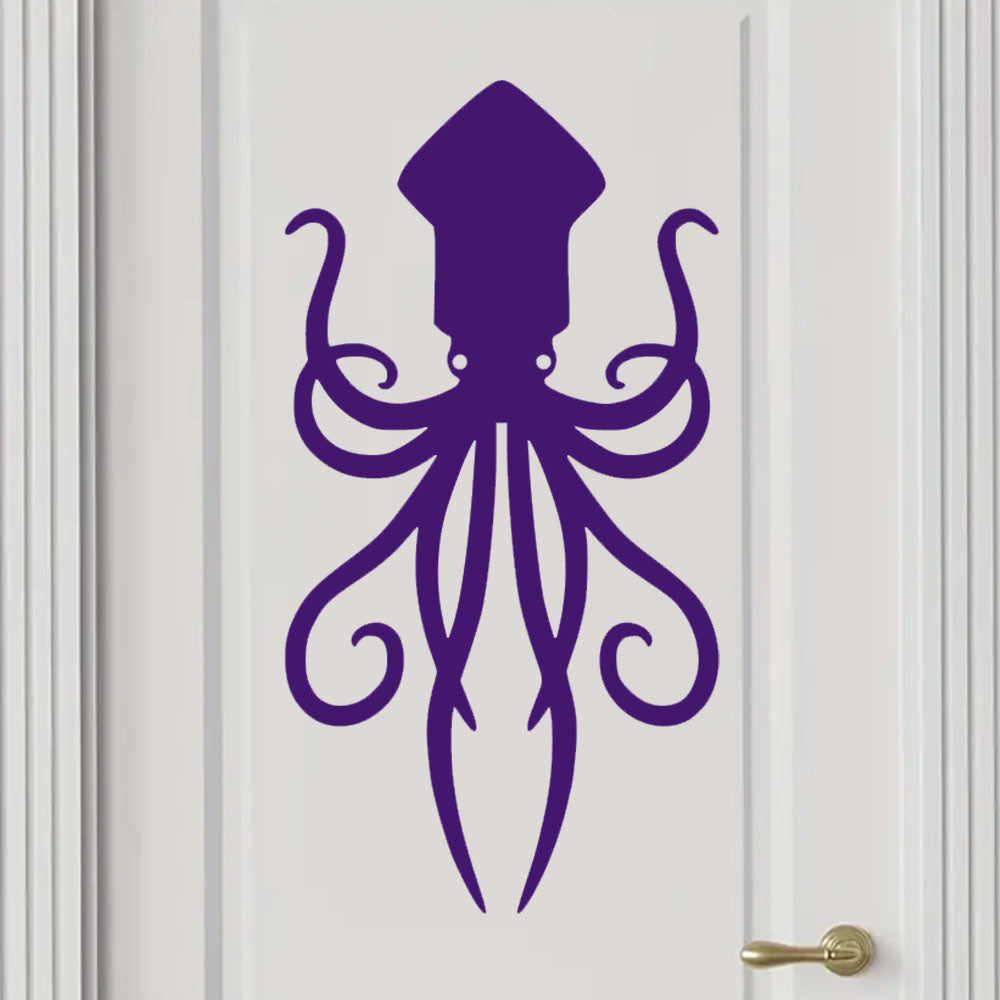 Squid Vinyl Decal Sticker for Home, wall, décor, bar, café