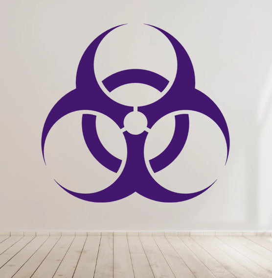 Bio Hazard - Vinyl Decal Sticker for Home, wall, décor, bar, café