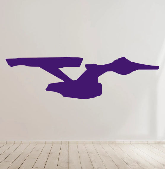 Enterprise Star Trek 1979 - Vinyl Decal Sticker for Home, wall, décor, bar, room