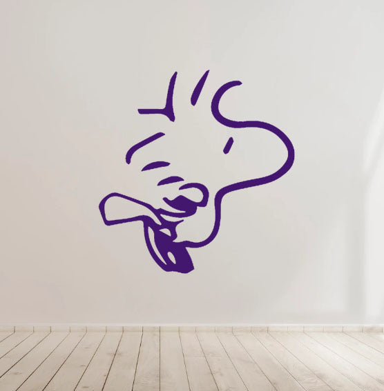 Woodstock Snoopy Cartoon Vinyl Decal Sticker for Home, wall, décor, bar, bedroom