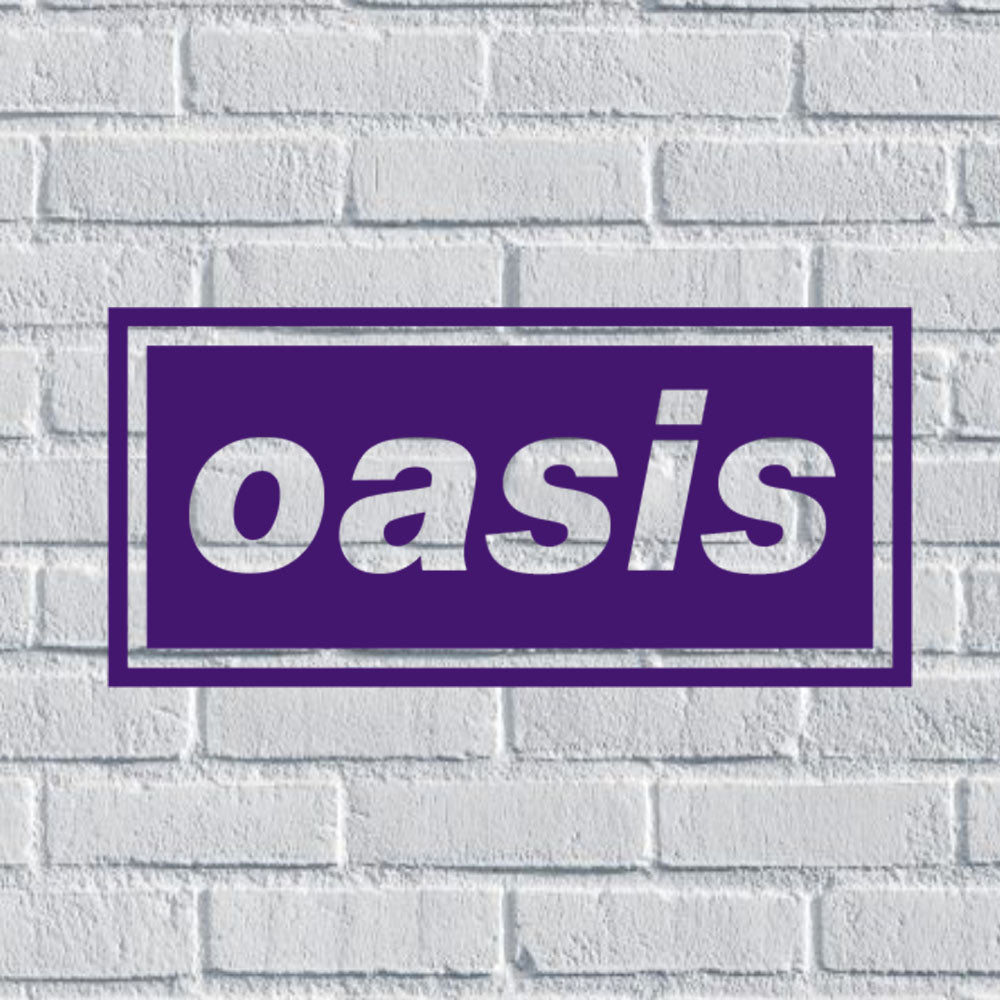 Oasis Logo Band Vinyl Decal for Car Window Bumper Waterproof Stickers