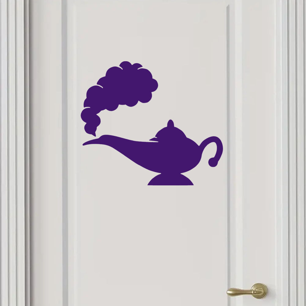 Genie Lamp Aladdin Vinyl Decal Sticker for Home, wall, décor, bar, Car, bedroom