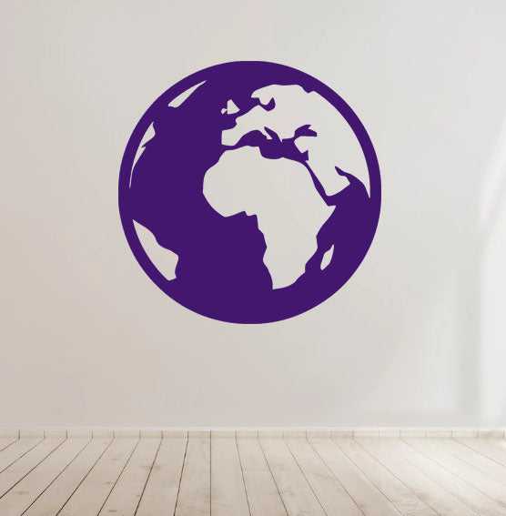 Earth Planet World Decal Sticker for Car laptop Window Bumper Wall Truck