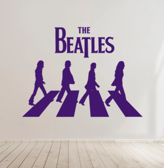 The Beatles Zebra Crossing Vinyl Decal Sticker for Home, wall, décor, bar, laptop