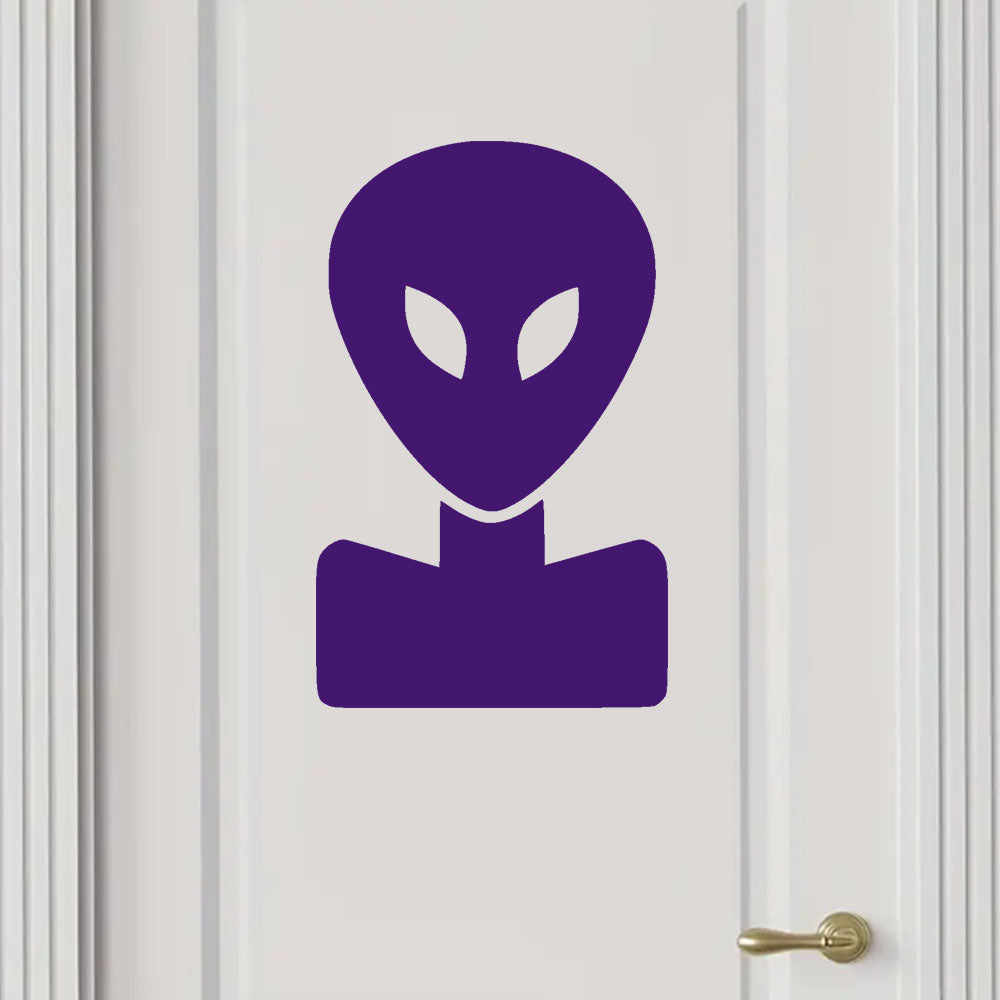 Alien Space Sticker Car Decal Window Laptop Kids room Waterproof UK