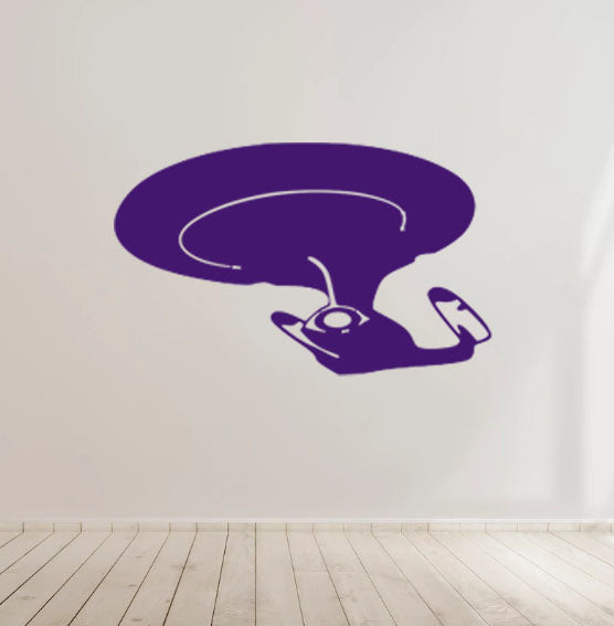 Enterprise Star Trek - Vinyl Decal Sticker for Home, wall, décor, bar, room