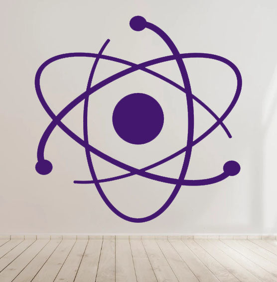 Atom Science Space Vinyl Decal Wall Car Laptop Truck Bumper Window Decor