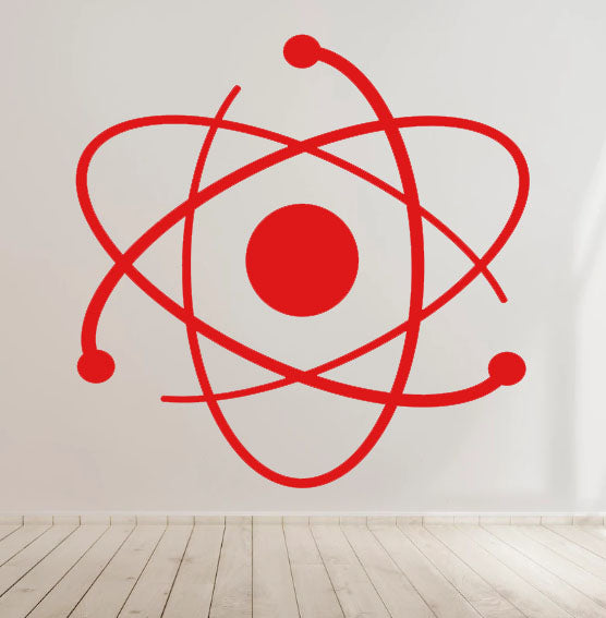 Atom Science Space Vinyl Decal Wall Car Laptop Truck Bumper Window Decor