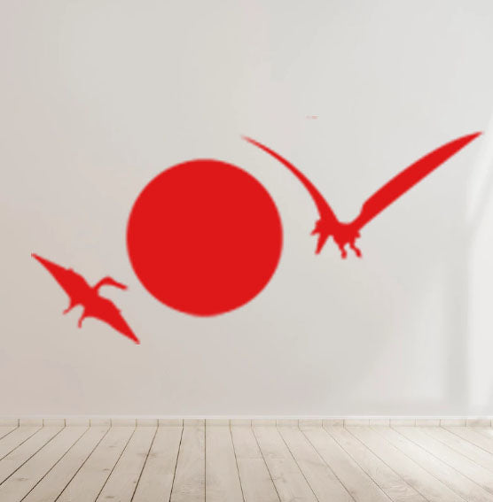 Dinosaur Monster Cave man Vinyl Decal Sticker for Home, wall, Kids room