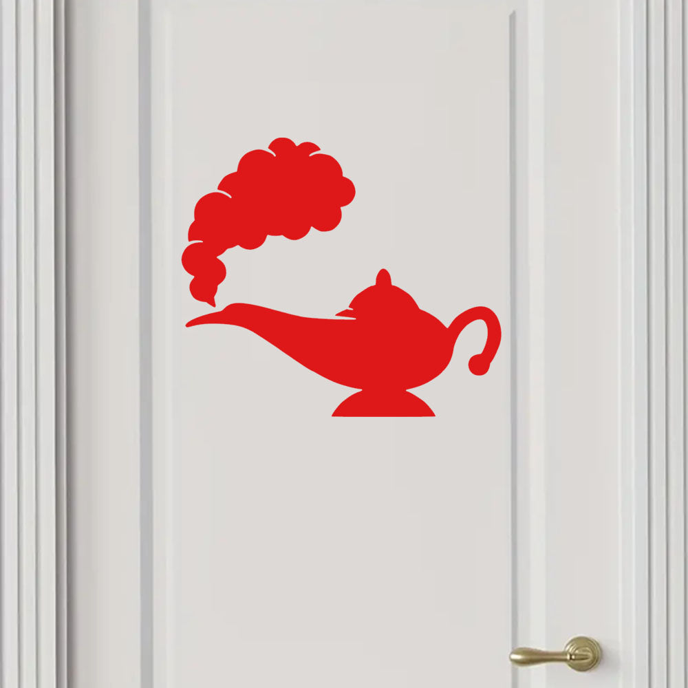 Genie Lamp Aladdin Vinyl Decal Sticker for Home, wall, décor, bar, Car, bedroom