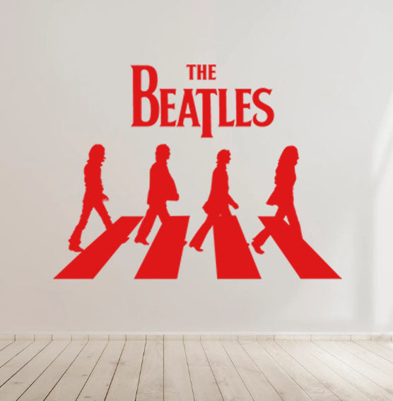 The Beatles Zebra Crossing Vinyl Decal Sticker for Home, wall, décor, bar, laptop