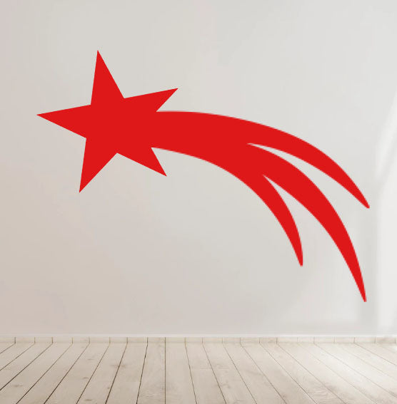 Shooting Star Vinyl Decal for Car laptop Window Bumper Wall Truck