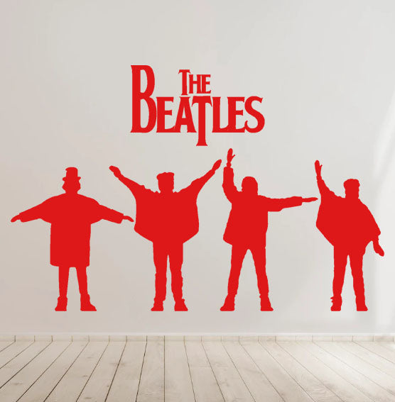 The Beatles - Vinyl Decal Sticker for Home, wall, décor, bar, laptop, Mac Air
