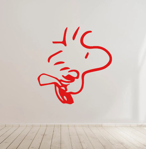 Woodstock Snoopy Cartoon Vinyl Decal Sticker for Home, wall, décor, bar, bedroom