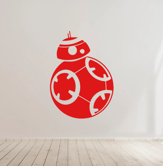BB8 star wars Stickers Deca Robot Window Car Room Kids Waterproof UK