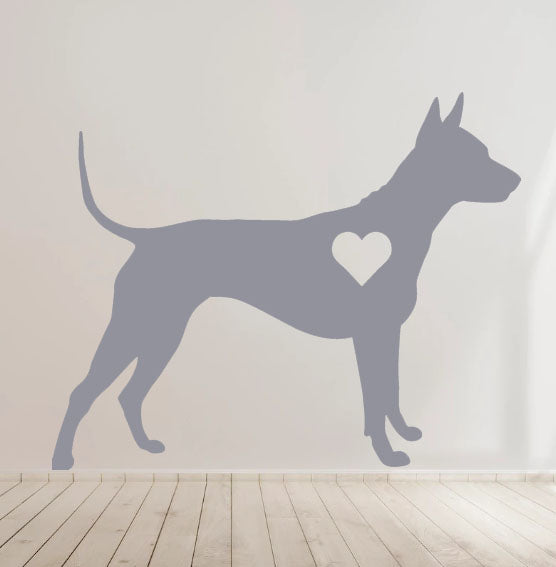 Thai Ridgeback with heart Vinyl Decal for Car laptop Window Bumper Wall Truck