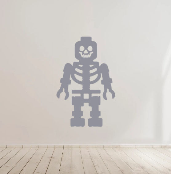 Lego Skeleton - Vinyl Decal Sticker for Home, wall, décor, bar, café, halloween