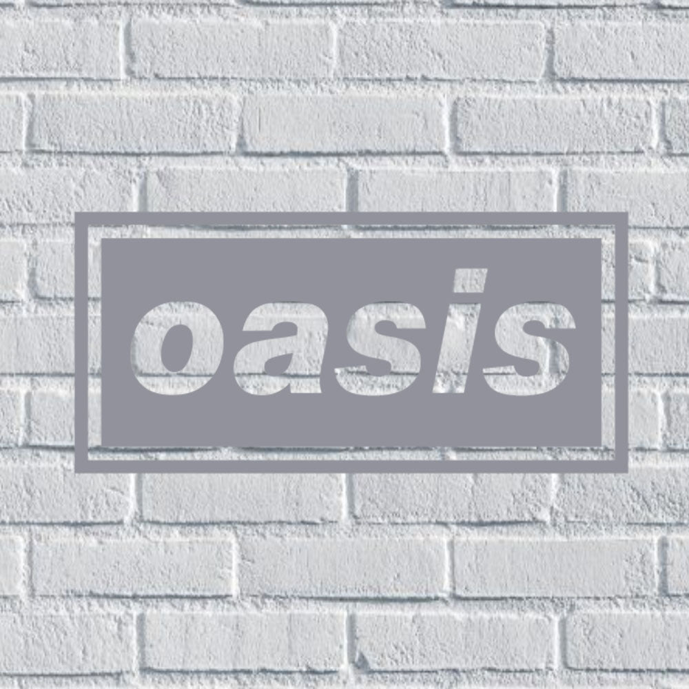 Oasis Logo Band Vinyl Decal for Car Window Bumper Waterproof Stickers