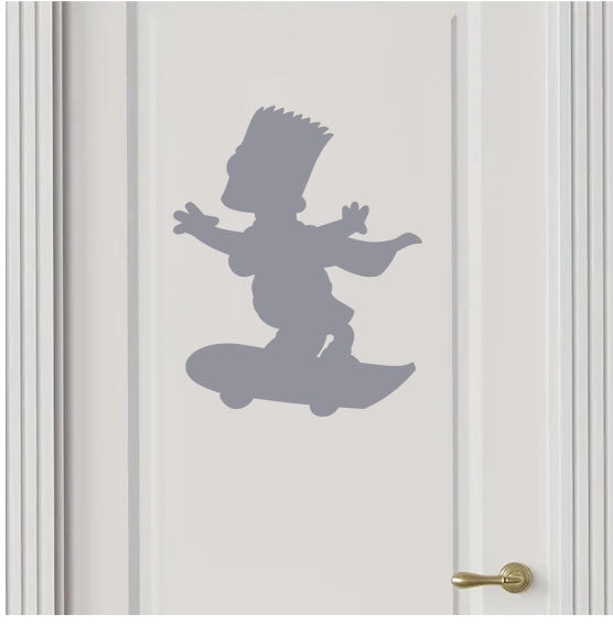 Bart Skate board Vinyl Decal Sticker for Home, wall, décor, bar, Car, bedroom