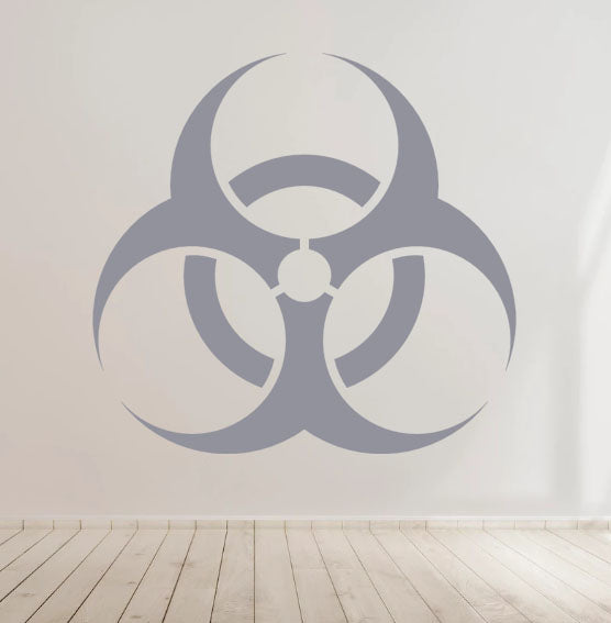 Bio Hazard - Vinyl Decal Sticker for Home, wall, décor, bar, café