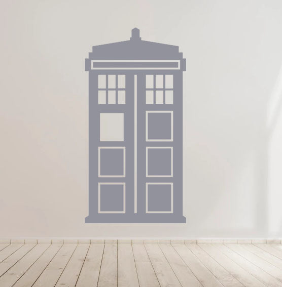 Tardis Dr Who Vinyl Decal Sticker for Home, wall, décor, bar, café, Car