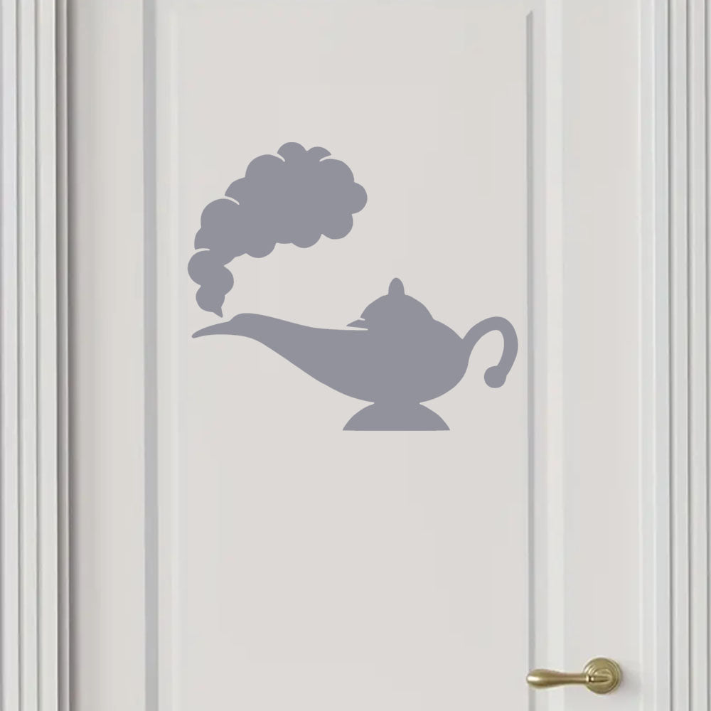 Genie Lamp Aladdin Vinyl Decal Sticker for Home, wall, décor, bar, Car, bedroom
