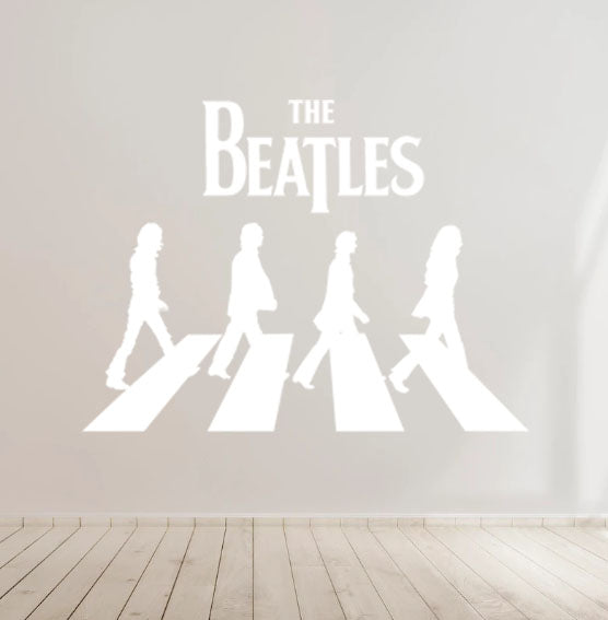 The Beatles Zebra Crossing Vinyl Decal Sticker for Home, wall, décor, bar, laptop