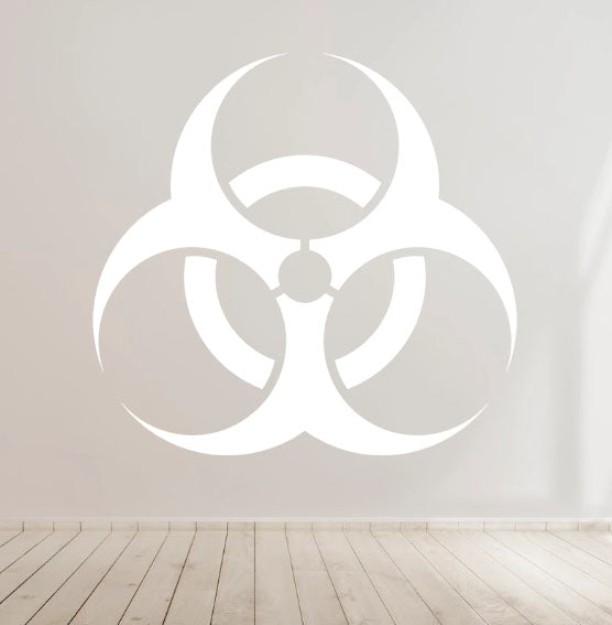 Bio Hazard - Vinyl Decal Sticker for Home, wall, décor, bar, café