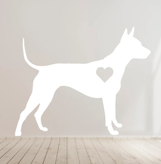 Thai Ridgeback with heart Vinyl Decal for Car laptop Window Bumper Wall Truck