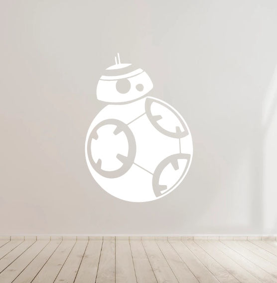 BB8 star wars Stickers Deca Robot Window Car Room Kids Waterproof UK