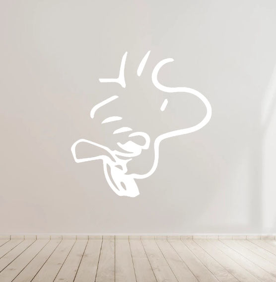 Woodstock Snoopy Cartoon Vinyl Decal Sticker for Home, wall, décor, bar, bedroom
